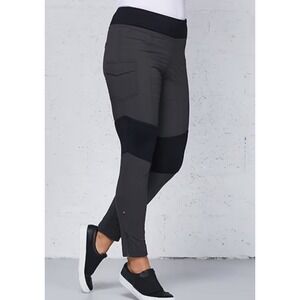 Anatomie Daniella Jogger Stripe Travel Pants Casual Outdoor Green Black Large‎